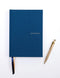 'Navy' Linen Bound Journal by Bespoke Letterpress. Australian Art Prints and Homewares. Green Door Decor. www.greendoordecor.com.au