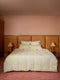 Linen Quilt Cover - King | Stripe Blue Green by Bonnie and Neil. Australian Art Prints, Gifts, Fashion and Homewares. Green Door Decor. www.greendoordecor.com.au