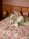 Linen Quilt Cover - King | Stripe Blue Green by Bonnie and Neil. Australian Art Prints, Gifts, Fashion and Homewares. Green Door Decor. www.greendoordecor.com.au