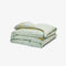 Linen Quilt Cover - King | Stripe Blue Green by Bonnie and Neil. Australian Art Prints, Gifts, Fashion and Homewares. Green Door Decor. www.greendoordecor.com.au