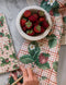 Linen Tea Towel | Strawberries by Bespoke Letterpress. Australian Art Prints, Gifts, Fashion and Homewares. Green Door Decor. www.greendoordecor.com.au