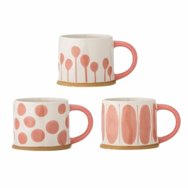 Linora Rose Mug | Various Designs by Bloomingville, French Bazaar. Australian Art Prints, Gifts, Fashion and Homewares. Green Door Decor. www.greendoordecor.com.au