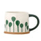 Linora Green Mug | Various Designs by Bloomingville, French Bazaar. Australian Art Prints and Homewares. Green Door Decor. www.greendoordecor.com.au
