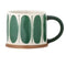 Linora Green Mug | Various Designs by Bloomingville, French Bazaar. Australian Art Prints and Homewares. Green Door Decor. www.greendoordecor.com.au
