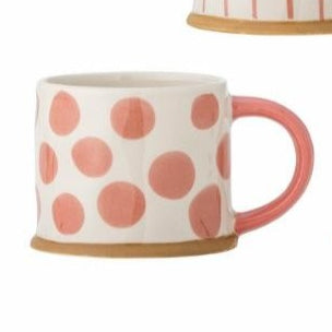 Linora Rose Mug | Various Designs by Bloomingville, French Bazaar. Australian Art Prints, Gifts, Fashion and Homewares. Green Door Decor. www.greendoordecor.com.au