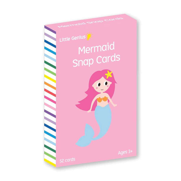 Little Genius Vol. 2 Snap Cards | Mermaid by Lake Press. Australian Art Prints, Gifts, Fashion and Homewares. Green Door Decor. www.greendoordecor.com.au