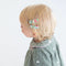 'Little Kylie' Hair Clips by Josie Joan's. Australian Art Prints and Homewares. Green Door Decor. www.greendoordecor.com.au