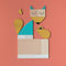 Londji The Fox & The Mouse - Wooden Shape Set by Antipoda. Australian Art Prints and Homewares. Green Door Decor. www.greendoordecor.com.au