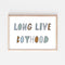 Long Live Boyhood Art Print by My Hidden Forest. Australian Art Prints and Homewares. Green Door Decor. www.greendoordecor.com.au