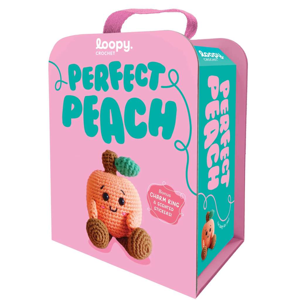 Loopy Crochet Book & Kit | Perfect Peach by Lake Press. Australian Art Prints, Gifts, Fashion and Homewares. Green Door Decor. www.greendoordecor.com.au