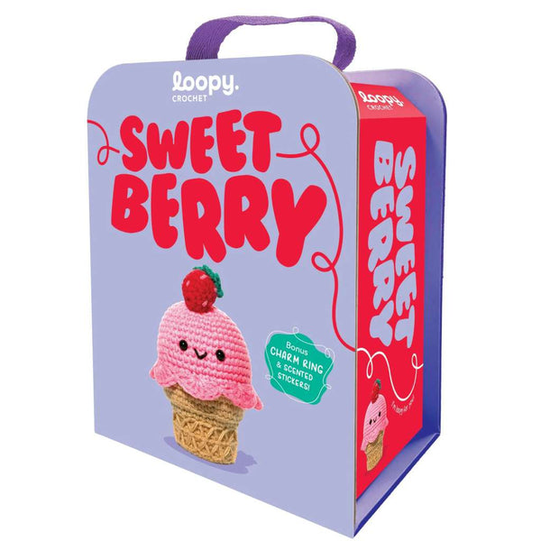 Loopy Crochet Book & Kit | Sweet Berry by Lake Press. Australian Art Prints, Gifts, Fashion and Homewares. Green Door Decor. www.greendoordecor.com.au