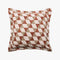 'Lorenzo Baked Clay' Linen Square Cushion (50cm) by L&M Home. Australian Art Prints and Homewares. Green Door Decor. www.greendoordecor.com.au