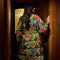 'Ines' Cotton Robe by Sage and Clare. Australian Art Prints, Gifts, Fashion and Homewares. Green Door Decor. www.greendoordecor.com.au