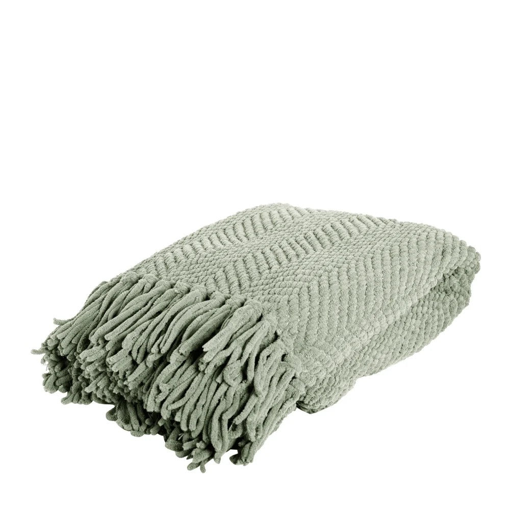 Louie Throw | Green Mist by J.Elliot Home. Australian Art Prints, Gifts, Fashion and Homewares. Green Door Decor. www.greendoordecor.com.au