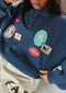 Love Is Dead Button Up Pullover | FAR MER. by Whitney. Australian Art Prints, Gifts, Fashion and Homewares. Green Door Decor. www.greendoordecor.com.au
