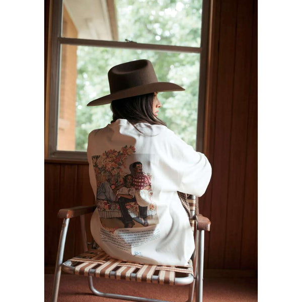 'Love Letter' Box Tee | FAR MER. by Whitney by Whitney Spicer Art. Australian Art Prints, Gifts, Fashion and Homewares. Green Door Decor. www.greendoordecor.com.au