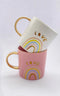 'Love Rainbow Mug' | Pink by Carla Dinnage. Australian Art Prints and Homewares. Green Door Decor. www.greendoordecor.com.au