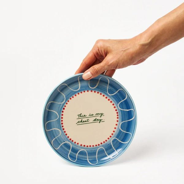 Love Notes Plate | Cheat Day by Jones and Co. Australian Art Prints, Gifts, Fashion and Homewares. Green Door Decor. www.greendoordecor.com.au