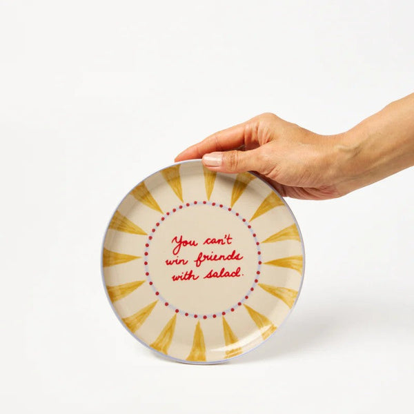 Love Notes Plate | Win Friends by Jones and Co. Australian Art Prints, Gifts, Fashion and Homewares. Green Door Decor. www.greendoordecor.com.au