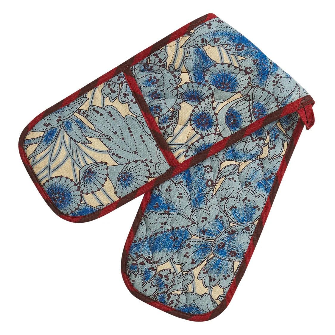 'Lucia' Double Oven Mitt by Sage and Clare. Australian Art Prints and Homewares. Green Door Decor. www.greendoordecor.com.au