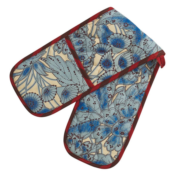 'Lucia' Double Oven Mitt by Sage and Clare. Australian Art Prints and Homewares. Green Door Decor. www.greendoordecor.com.au