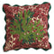 'Lucia' Embroidered Cushion | Crimson by Sage and Clare. Australian Art Prints and Homewares. Green Door Decor. www.greendoordecor.com.au