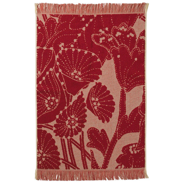 'Lucia' Hand Towel | Crimson by Sage and Clare. Australian Art Prints and Homewares. Green Door Decor. www.greendoordecor.com.au