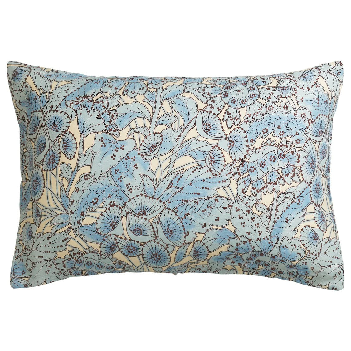 'Lucia' Linen Standard Pillowcase Set | Cerulean by Sage and Clare. Australian Art Prints and Homewares. Green Door Decor. www.greendoordecor.com.au
