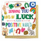 Greeting Card | Luck and Positive Vibes by La La Land. Australian Art Prints, Gifts, Fashion and Homewares. Green Door Decor. www.greendoordecor.com.au