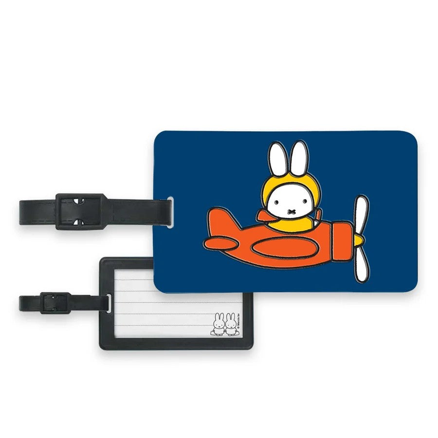 Luggage Tag | Miffy Flies | Green Door Decor. Australian Art Prints, Gifts, Fashion and Homewares. Green Door Decor. www.greendoordecor.com.au