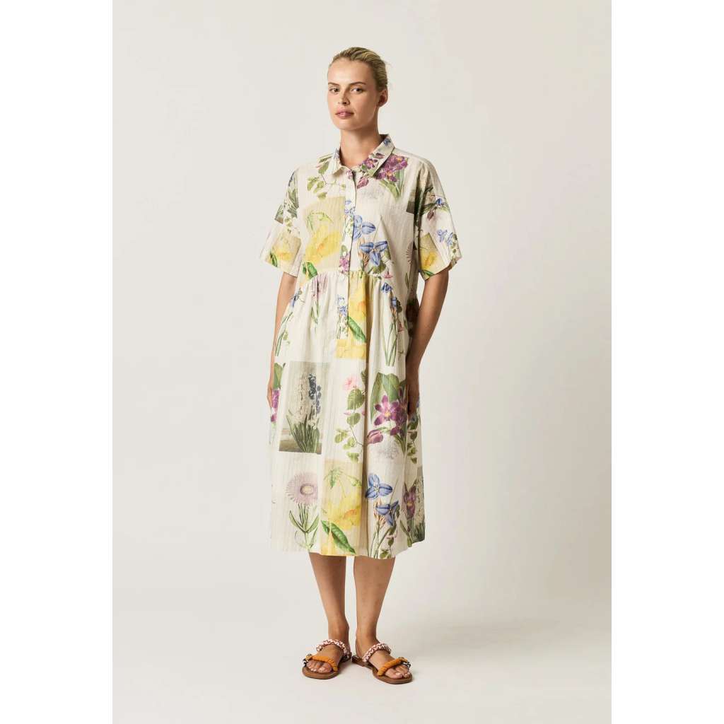 Luma Dress | Archive Floral by Nancybird. Australian Art Prints, Gifts, Fashion and Homewares. Green Door Decor. www.greendoordecor.com.au