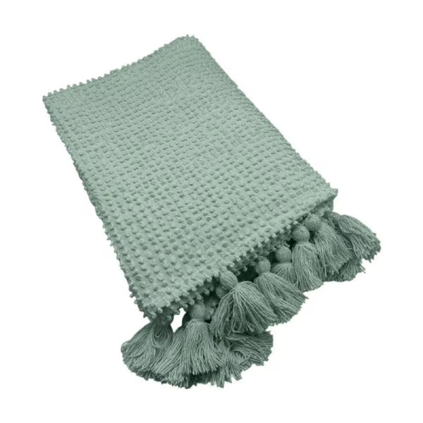 Luna Throw | Soft Green by J.Elliot Home. Australian Art Prints, Gifts, Fashion and Homewares. Green Door Decor. www.greendoordecor.com.au