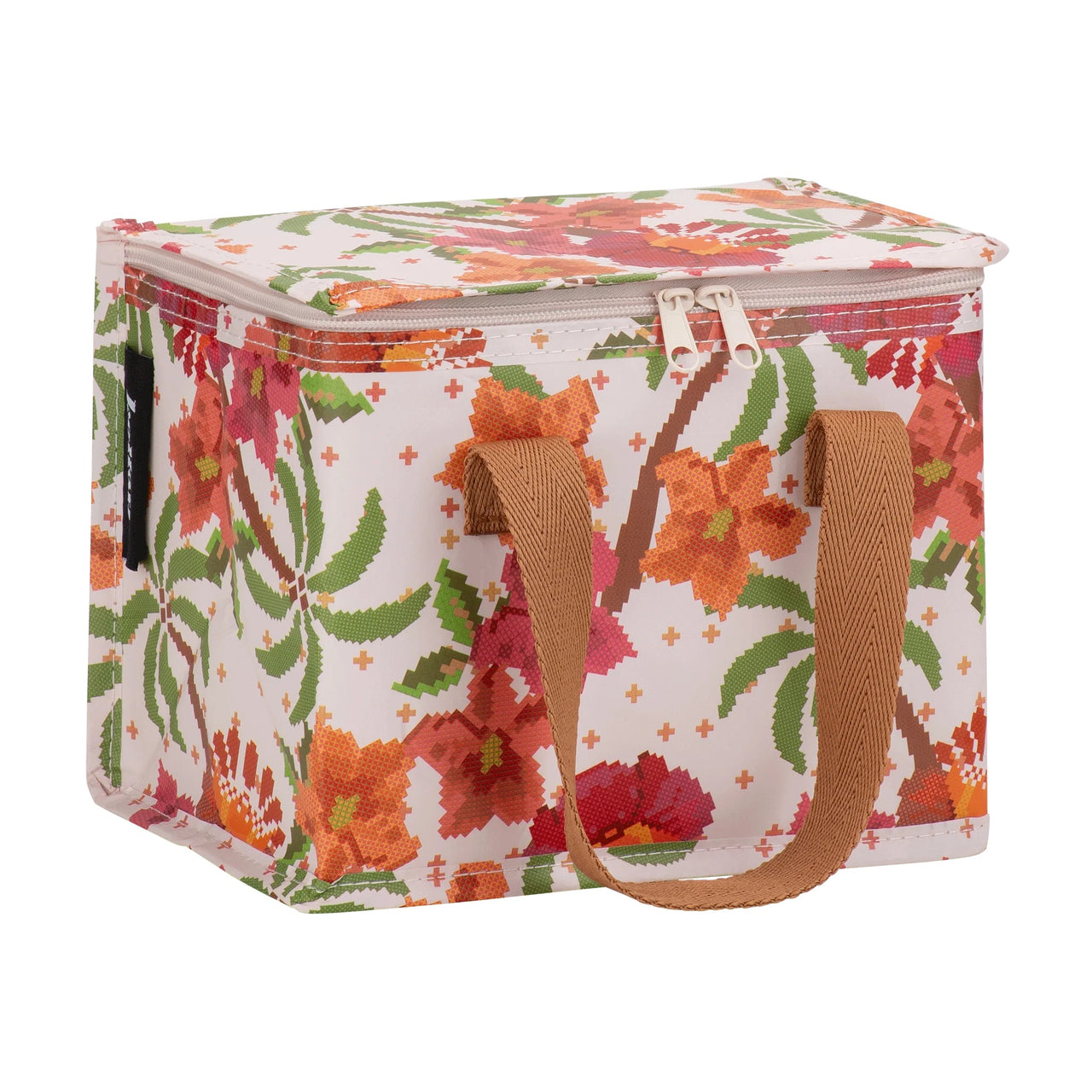 Holiday Lunch Bag | Hibiscus Retreat by Kollab. Australian Art Prints, Gifts, Fashion and Homewares. Green Door Decor. www.greendoordecor.com.au