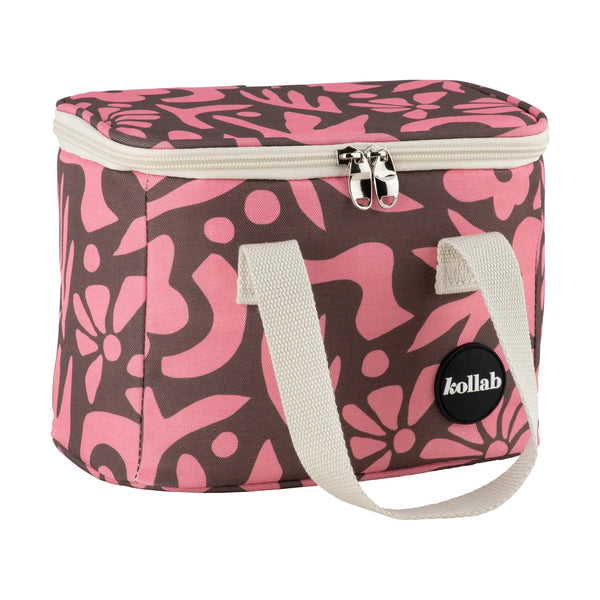 Holiday Lunch Bag | Peach Bloom by Kollab. Australian Art Prints, Gifts, Fashion and Homewares. Green Door Decor. www.greendoordecor.com.au