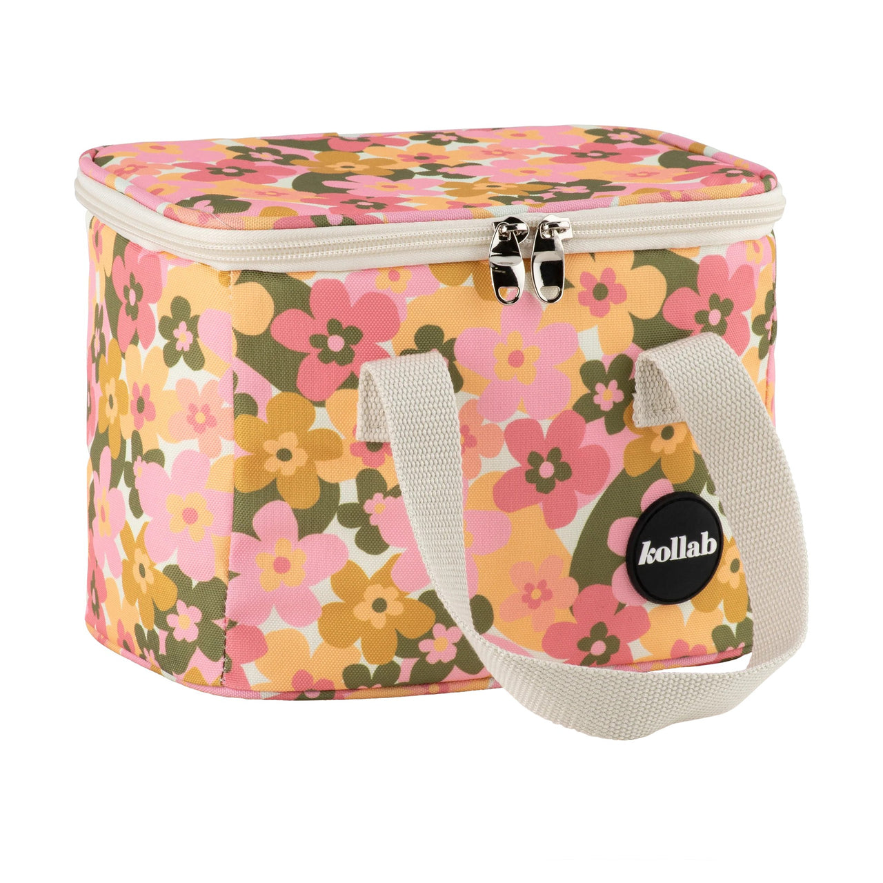 Holiday Lunch Bag | Sunshine Petals by Kollab. Australian Art Prints, Gifts, Fashion and Homewares. Green Door Decor. www.greendoordecor.com.au