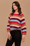 Lurex Stripe Knit Jumper by Frock Me Out. Australian Art Prints and Homewares. Green Door Decor. www.greendoordecor.com.au
