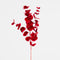Faux Flowers | Luxe Velvet Eucalyptus Spray Red by Florabelle. Australian Art Prints and Homewares. Green Door Decor. www.greendoordecor.com.au