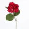 Faux Flowers | Luxe Velvet Hydrangea Stem Red by Florabelle. Australian Art Prints and Homewares. Green Door Decor. www.greendoordecor.com.au