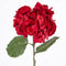 Faux Flowers | Luxe Velvet Hydrangea Stem Red by Florabelle. Australian Art Prints and Homewares. Green Door Decor. www.greendoordecor.com.au