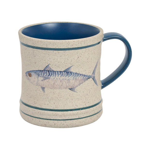 Mackerel Mug | RGA X Michelle Turner | The Old Port by Robert Gordon. Australian Art Prints, Gifts, Fashion and Homewares. Green Door Decor. www.greendoordecor.com.au