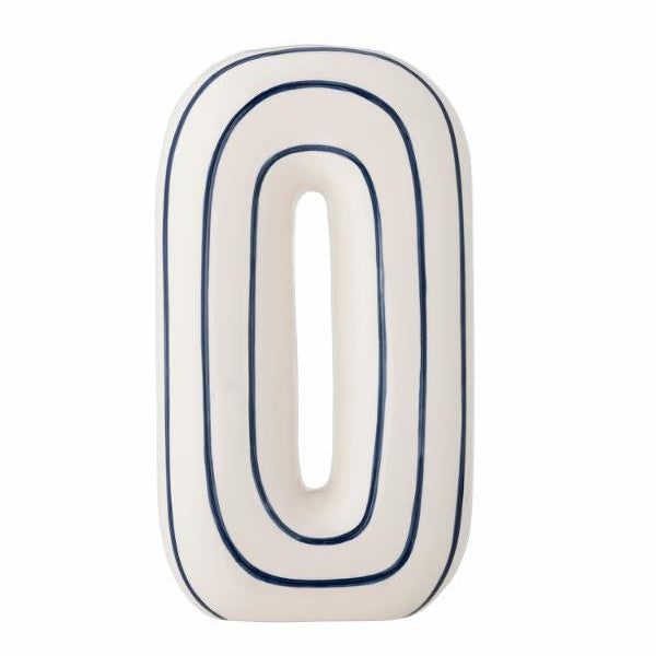 Bloomingville | Mae Vase - Blue by French Bazaar. Australian Art Prints, Gifts, Fashion and Homewares. Green Door Decor. www.greendoordecor.com.au