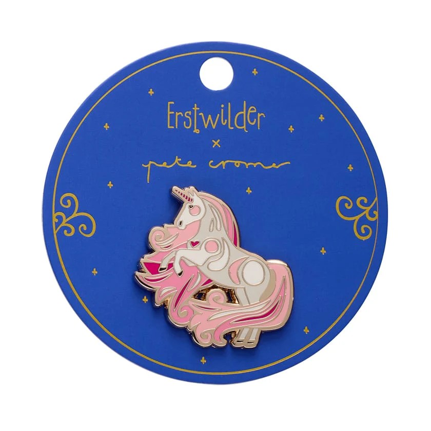Magical Ally Enamel Pin | Erstwilder x Pete Cromer Fairy Tales Collection by Erstwilder. Australian Art Prints, Gifts, Fashion and Homewares. Green Door Decor. www.greendoordecor.com.au