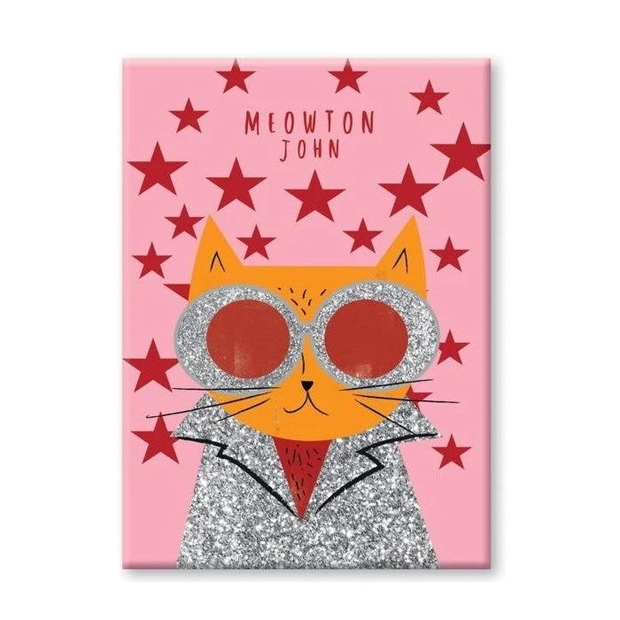 Magnet | Meowton John by Vevoke. Australian Art Prints and Homewares. Green Door Decor. www.greendoordecor.com.au