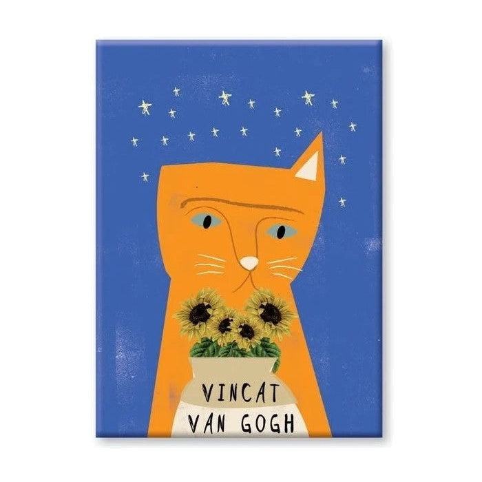 Magnet | Vincat Van Gogh by Vevoke. Australian Art Prints and Homewares. Green Door Decor. www.greendoordecor.com.au