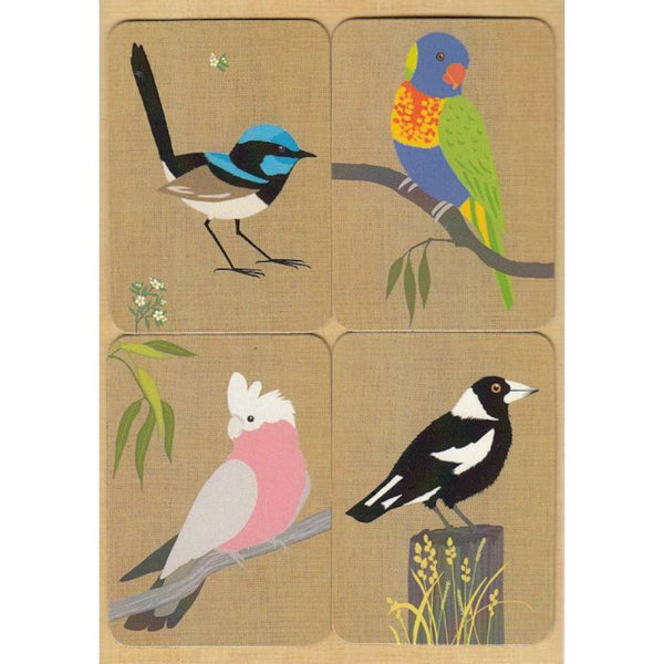 Removable Magnets Greeting Card - Gillian Mary | Australian Birds by Aero Images. Australian Art Prints and Homewares. Green Door Decor. www.greendoordecor.com.au