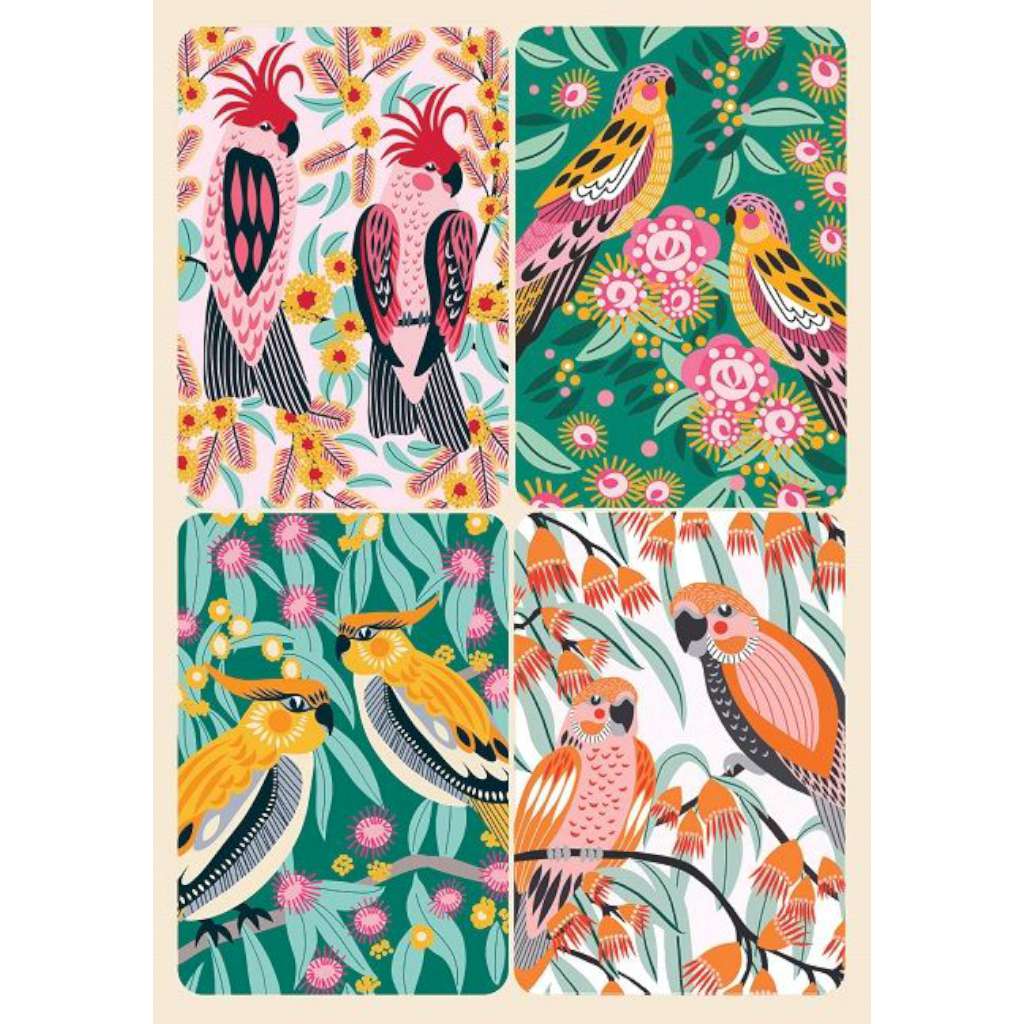 Removable Magnets Greeting Card - Kirsten Katz | Australian Birds by Aero Images. Australian Art Prints and Homewares. Green Door Decor. www.greendoordecor.com.au