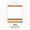 Magnetic Wooden Print Hanger | 42cm