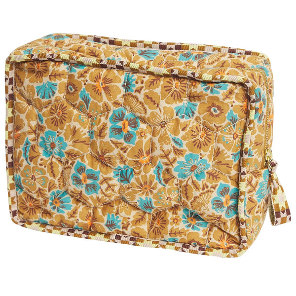 'Magnolia' Vanity Bag | Turquoise by Sage and Clare. Australian Art Prints, Gifts, Fashion and Homewares. Green Door Decor. www.greendoordecor.com.au