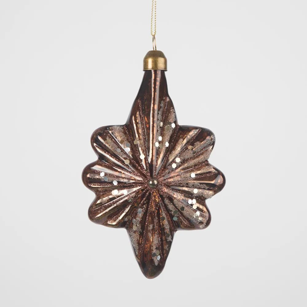Majestic Star Tree Decoration - Bronze | Christmas Hanging Decorations by Florabelle. Australian Art Prints and Homewares. Green Door Decor. www.greendoordecor.com.au