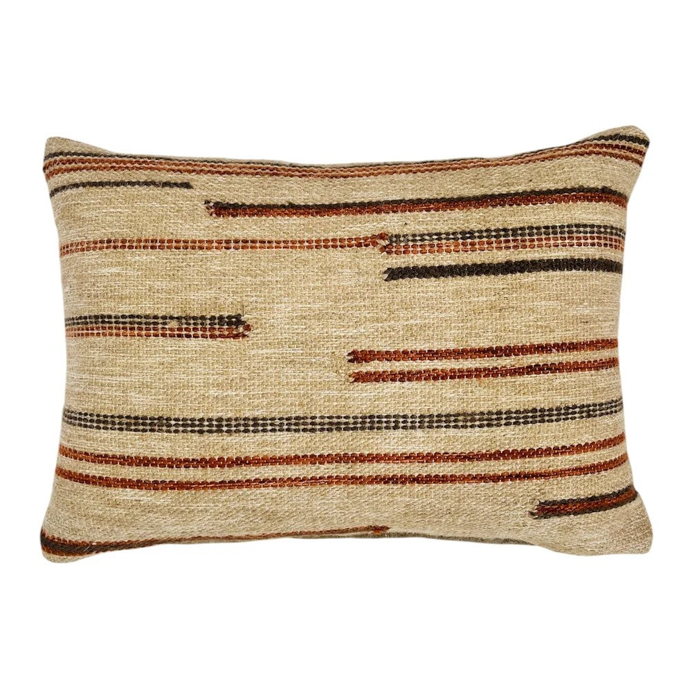 Makena Cushion (35x55) | Natural & Brown Multi by J.Elliot Home. Australian Art Prints, Gifts, Fashion and Homewares. Green Door Decor. www.greendoordecor.com.au
